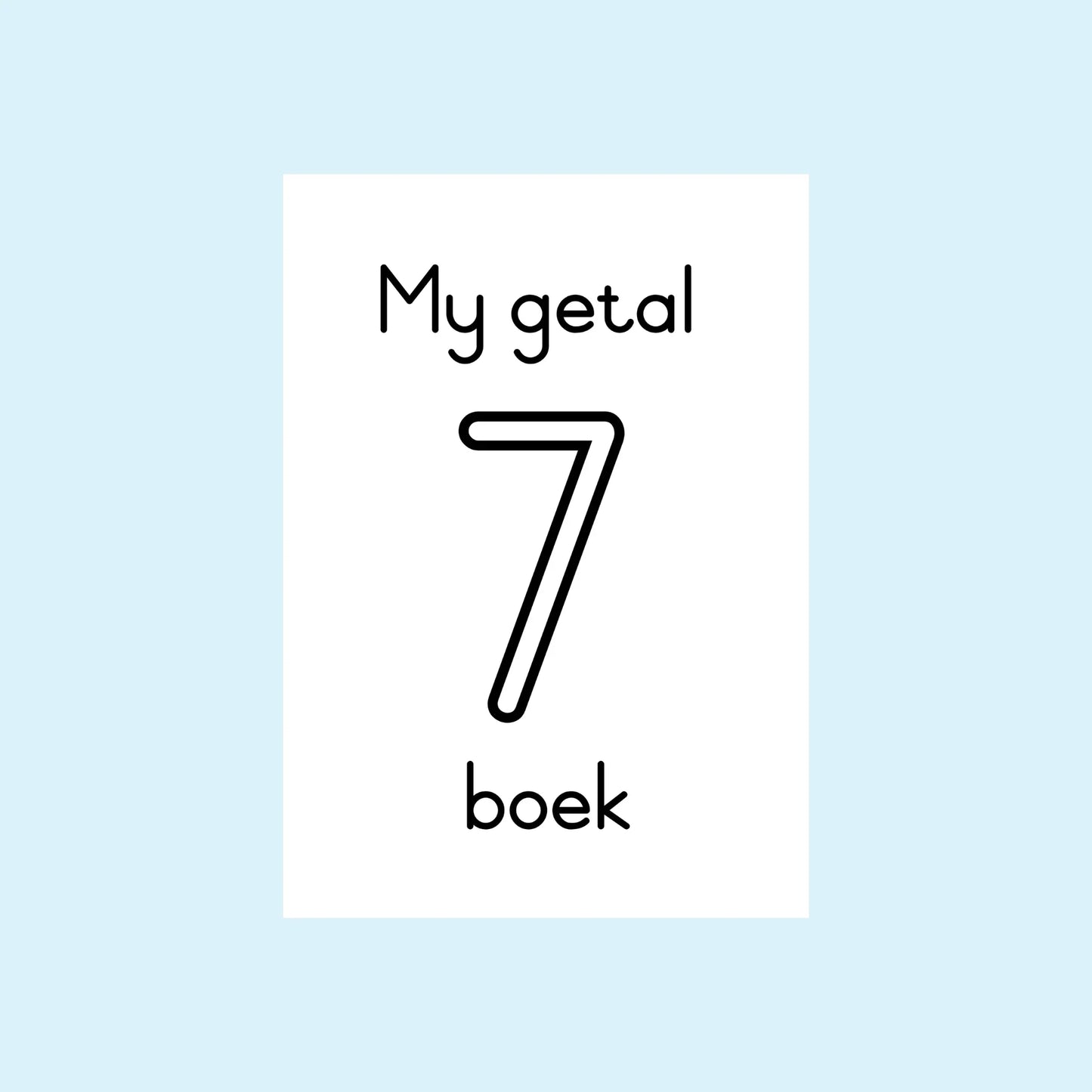 My getalboeke 1 tot 10