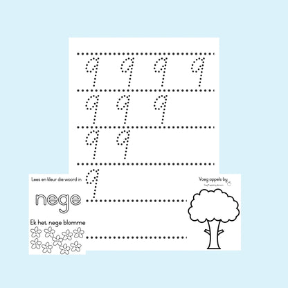 My getalboeke 1 tot 10