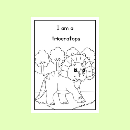 Dinsoaur colouring pages (FREE)