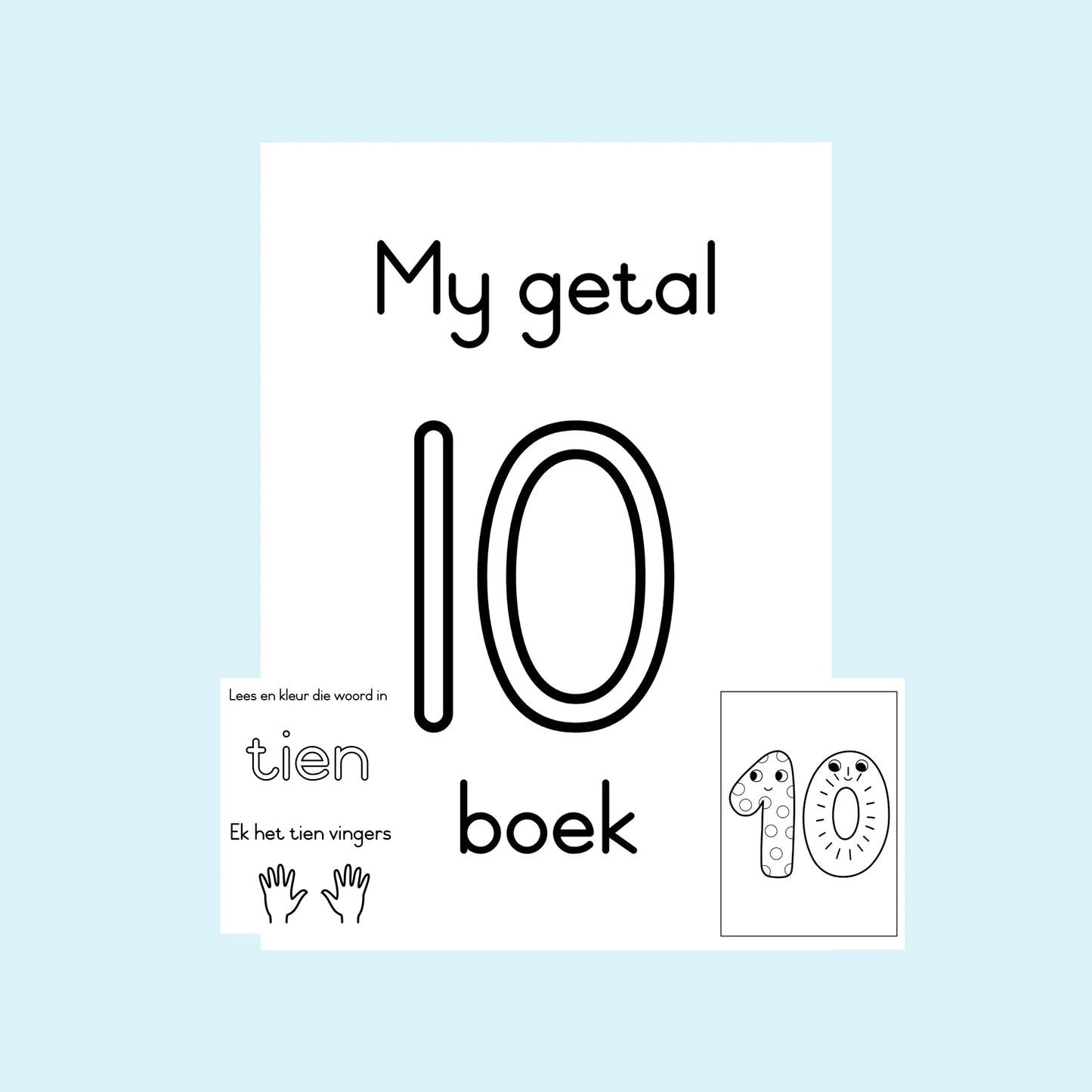 My getalboeke 1 tot 10