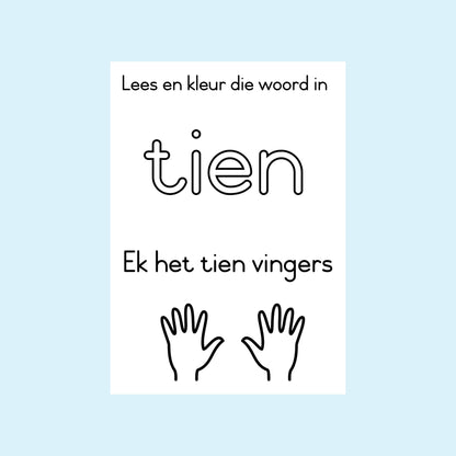 My getalboeke 1 tot 10