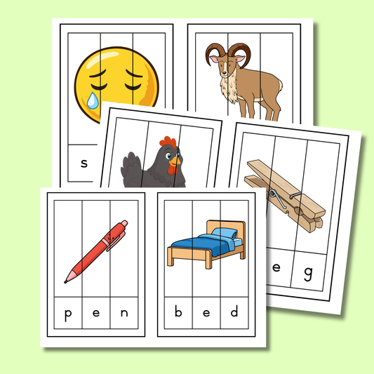 CVC WORD PUZZLES