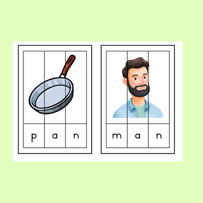 CVC WORD PUZZLES