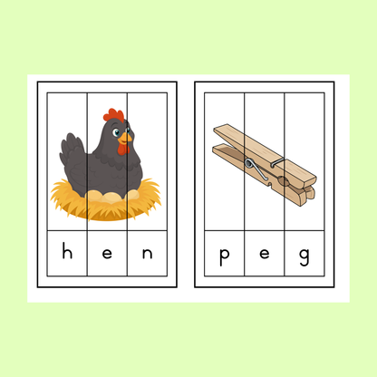CVC WORD PUZZLES
