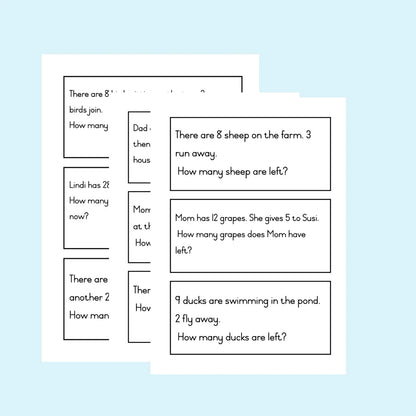 Word Sum Flashcards