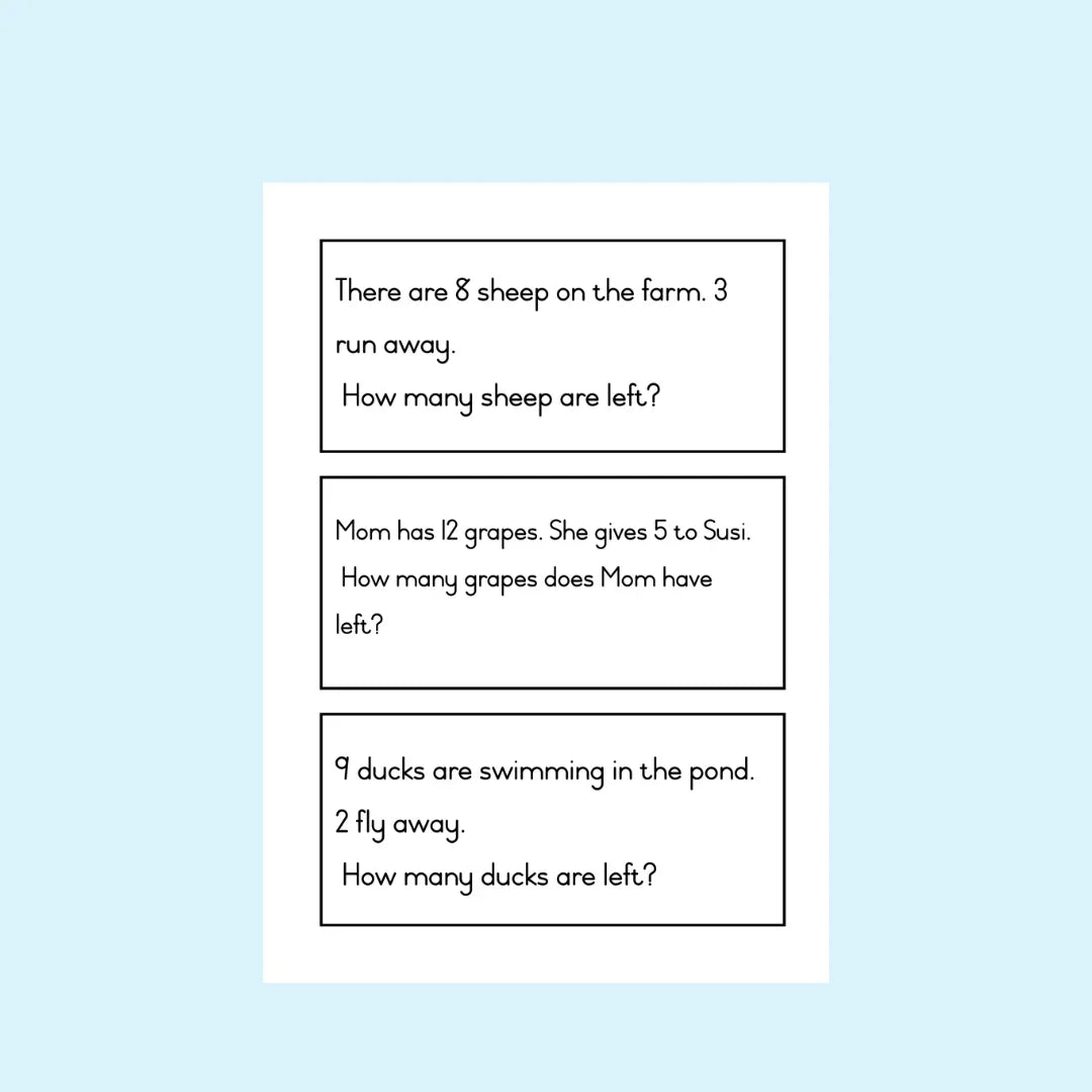 Word Sum Flashcards