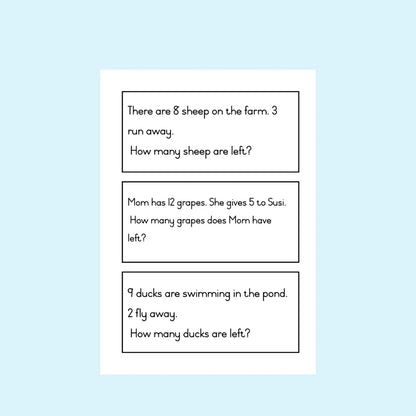 Word Sum Flashcards