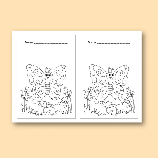 A5 Butterfly Report Cover