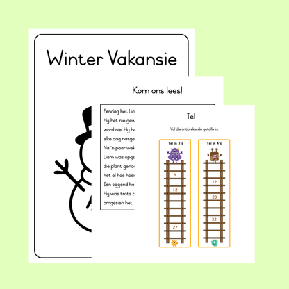 Graad 3 Winter Vakansie Werkboek