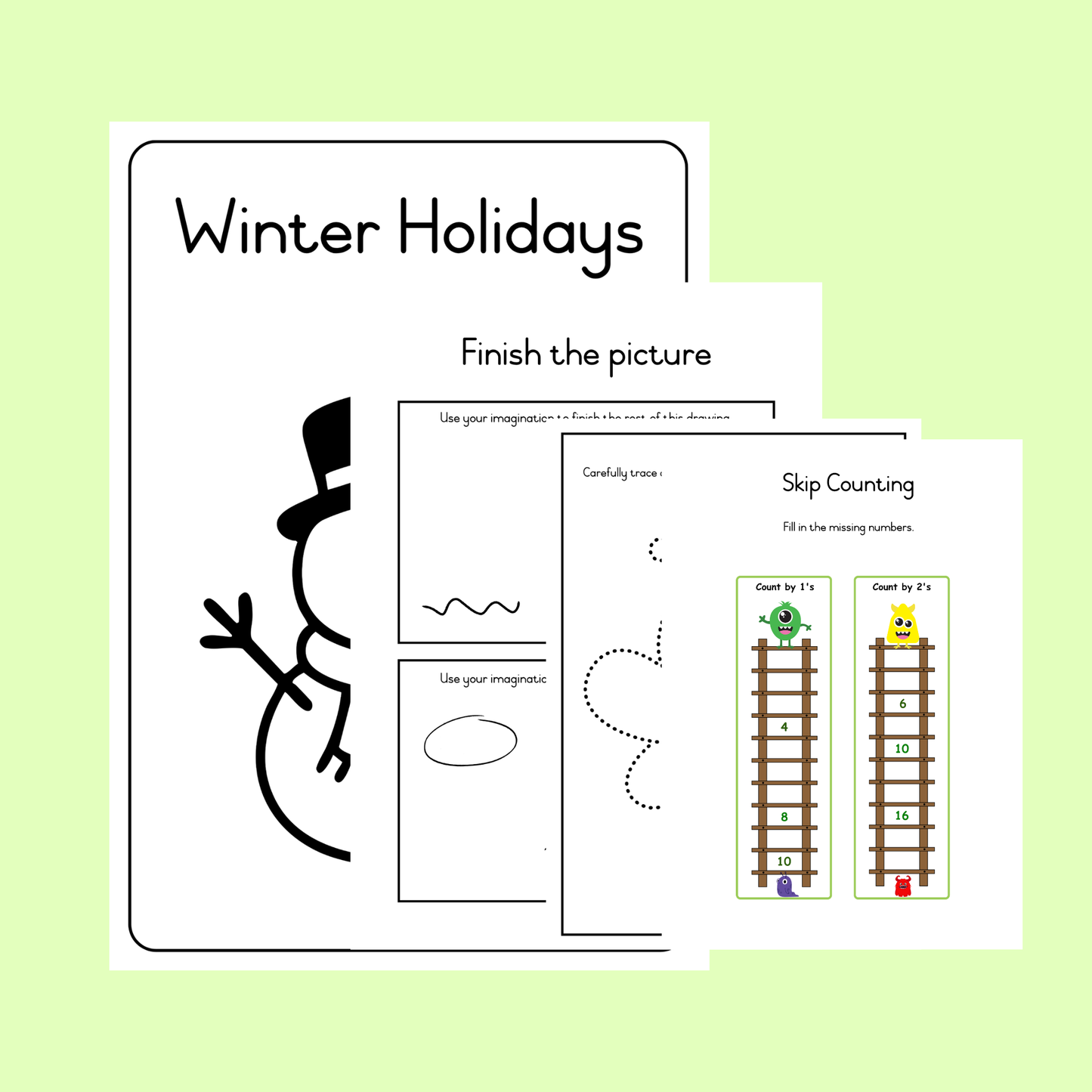 Grade 3 Winter Holiday Workbook