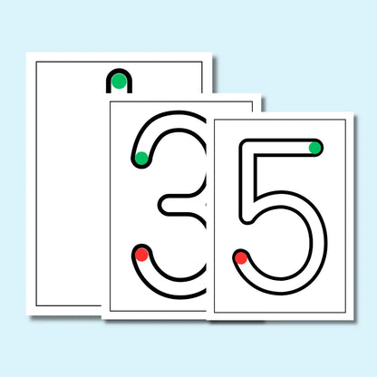 Robot Numbers (With Start and End Points)