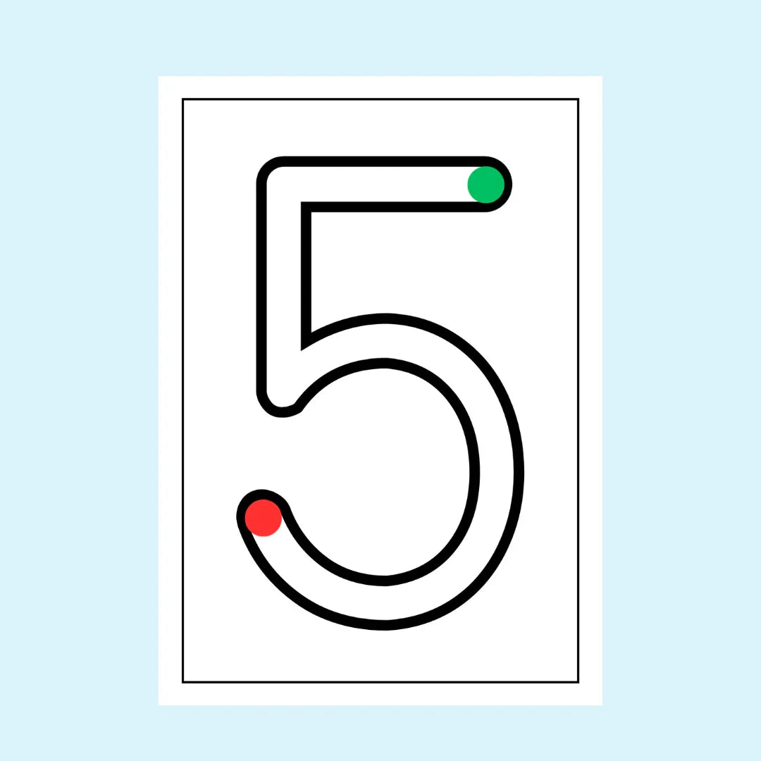 Robot Numbers (With Start and End Points)