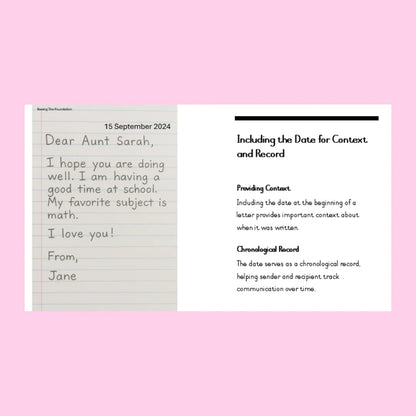 Writing A Letter PowerPoint