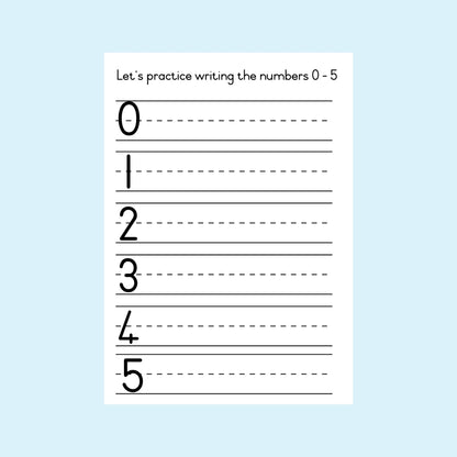 Let's practice writing numbers
