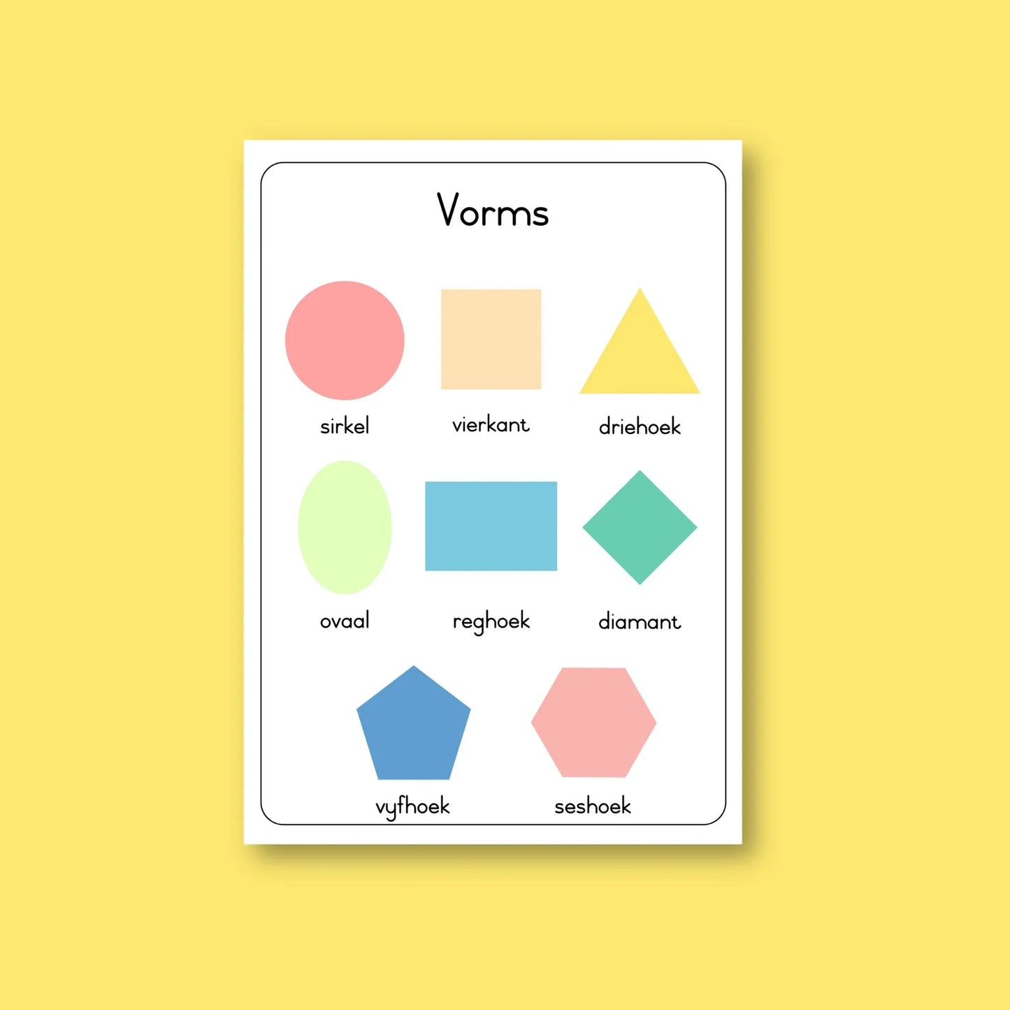 2D Vorms kaart A3