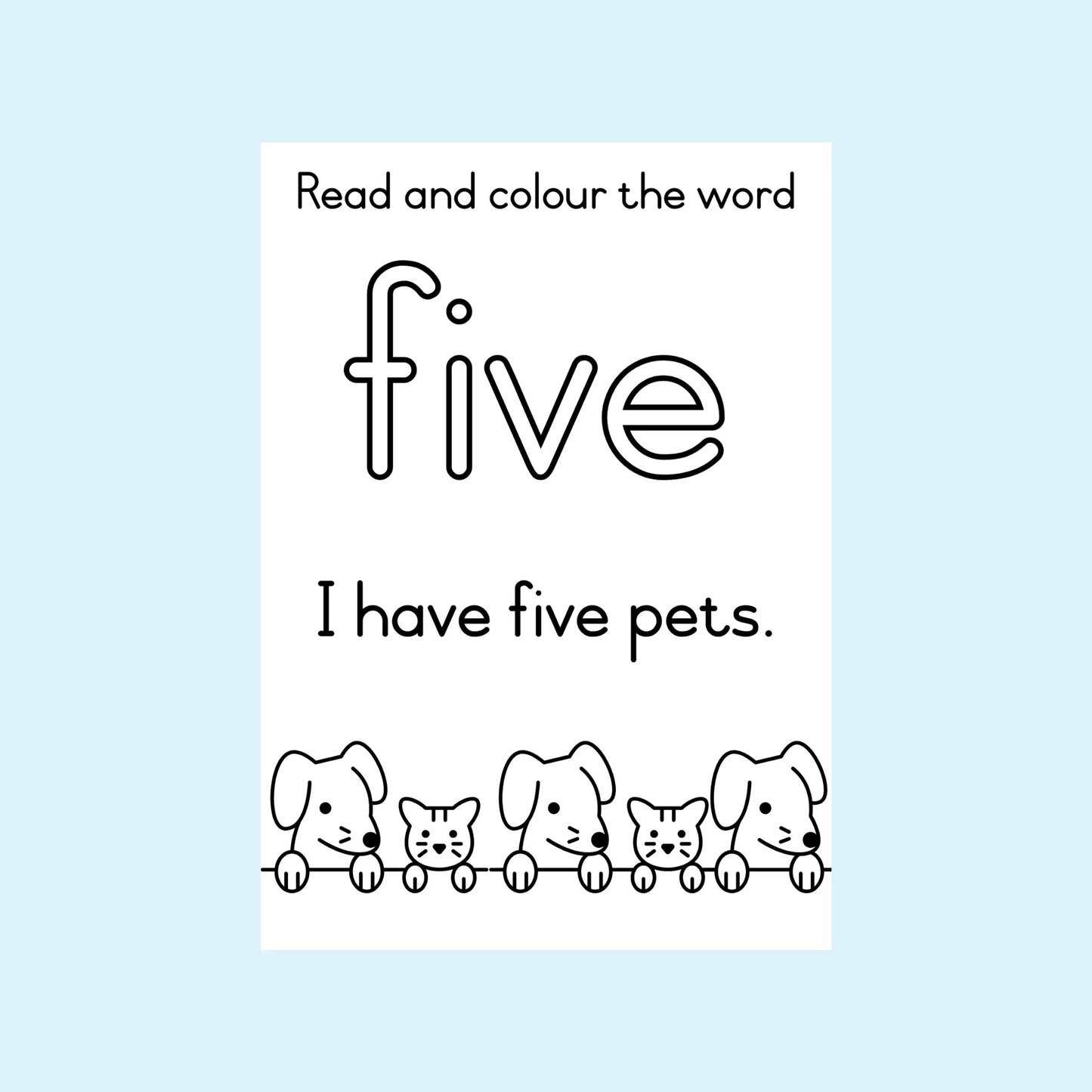 My number 5 book