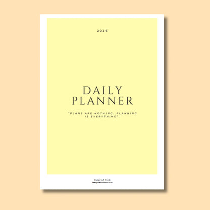 DAILY PLANNER (SUNSHINE)
