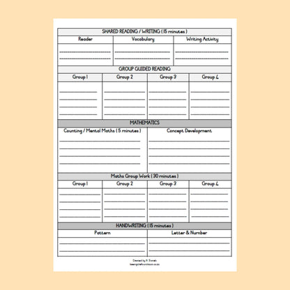 DAILY PLANNER (GROOVY)