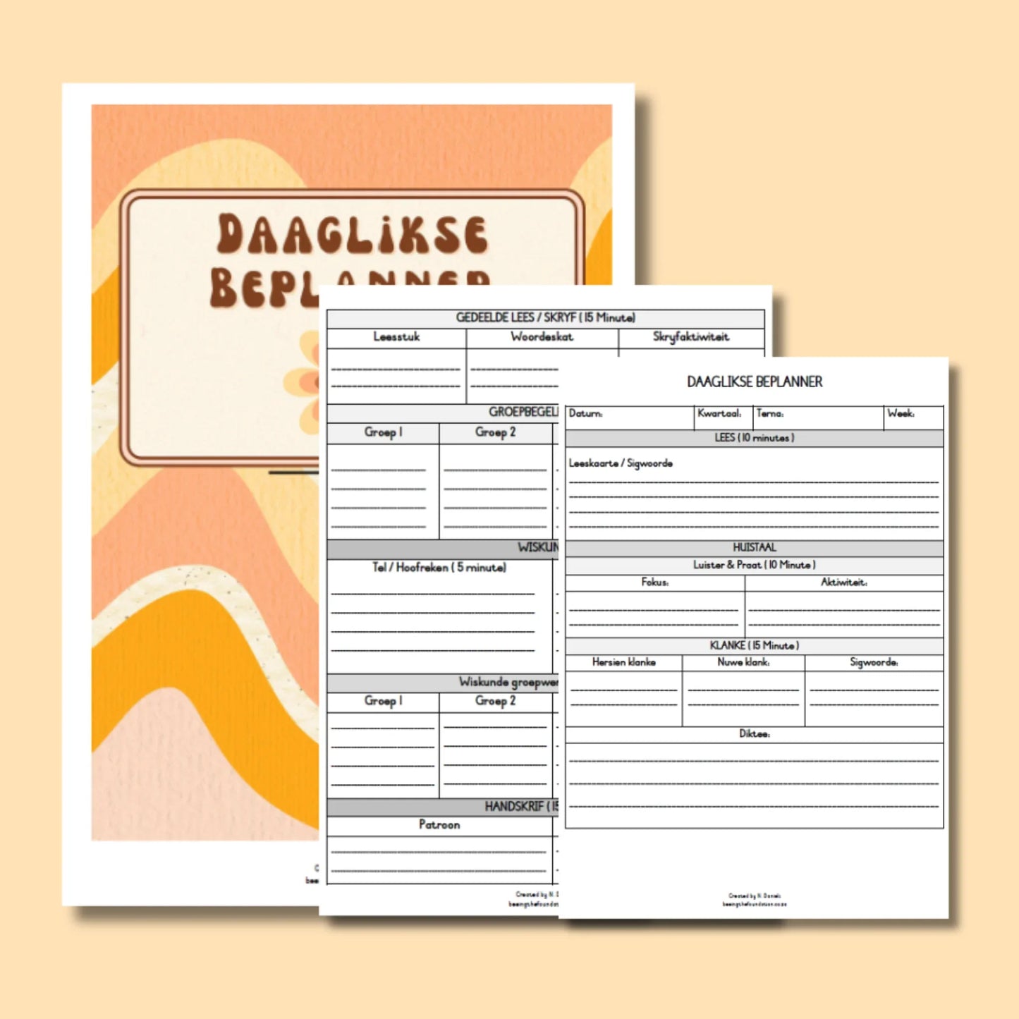 DAAGLIKSE BEPLANNER (GROOVY)