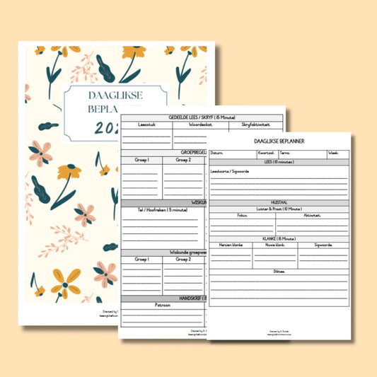 DAAGLIKSE BEPLANNER (BLOMME)