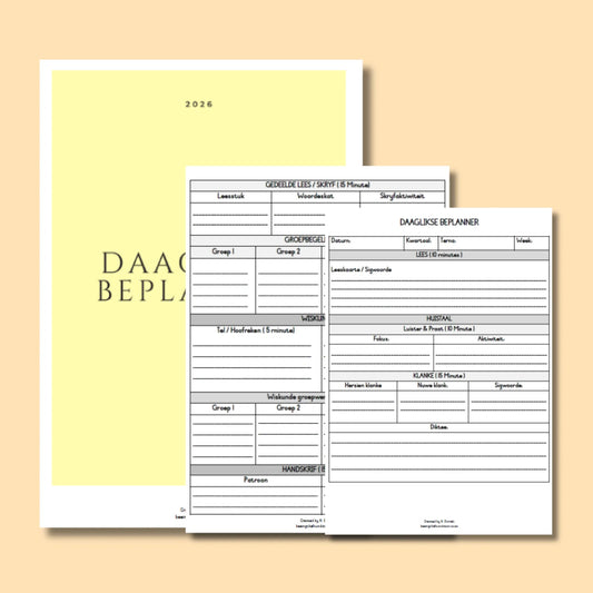 DAAGLIKSE BEPLANNER (SONSKYN)