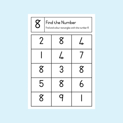 My number 8 book
