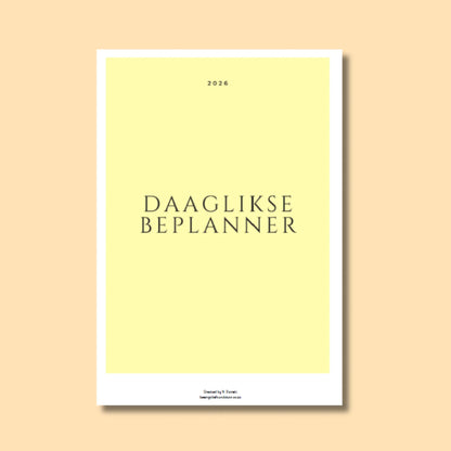 DAAGLIKSE BEPLANNER (SONSKYN)