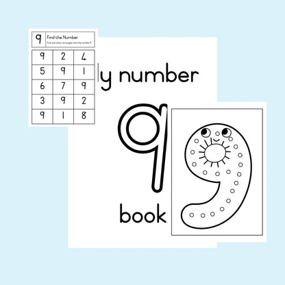 My number 9 book