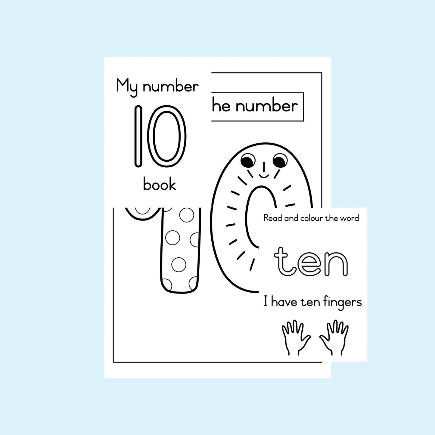 My Number 10 Book