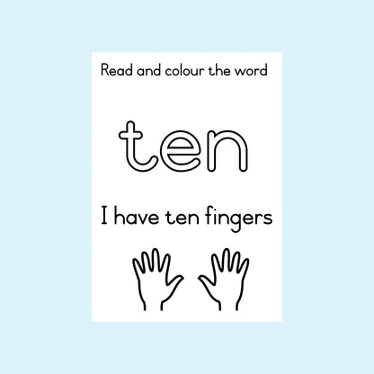My Number 10 Book