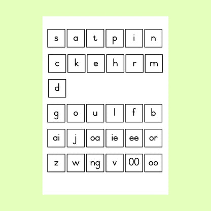 I CAN build words