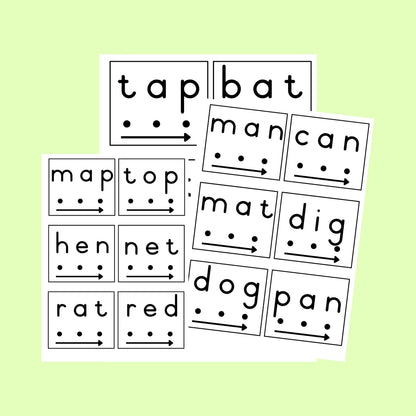 CVC Reading Cards