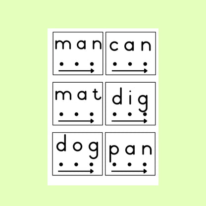 CVC Reading Cards