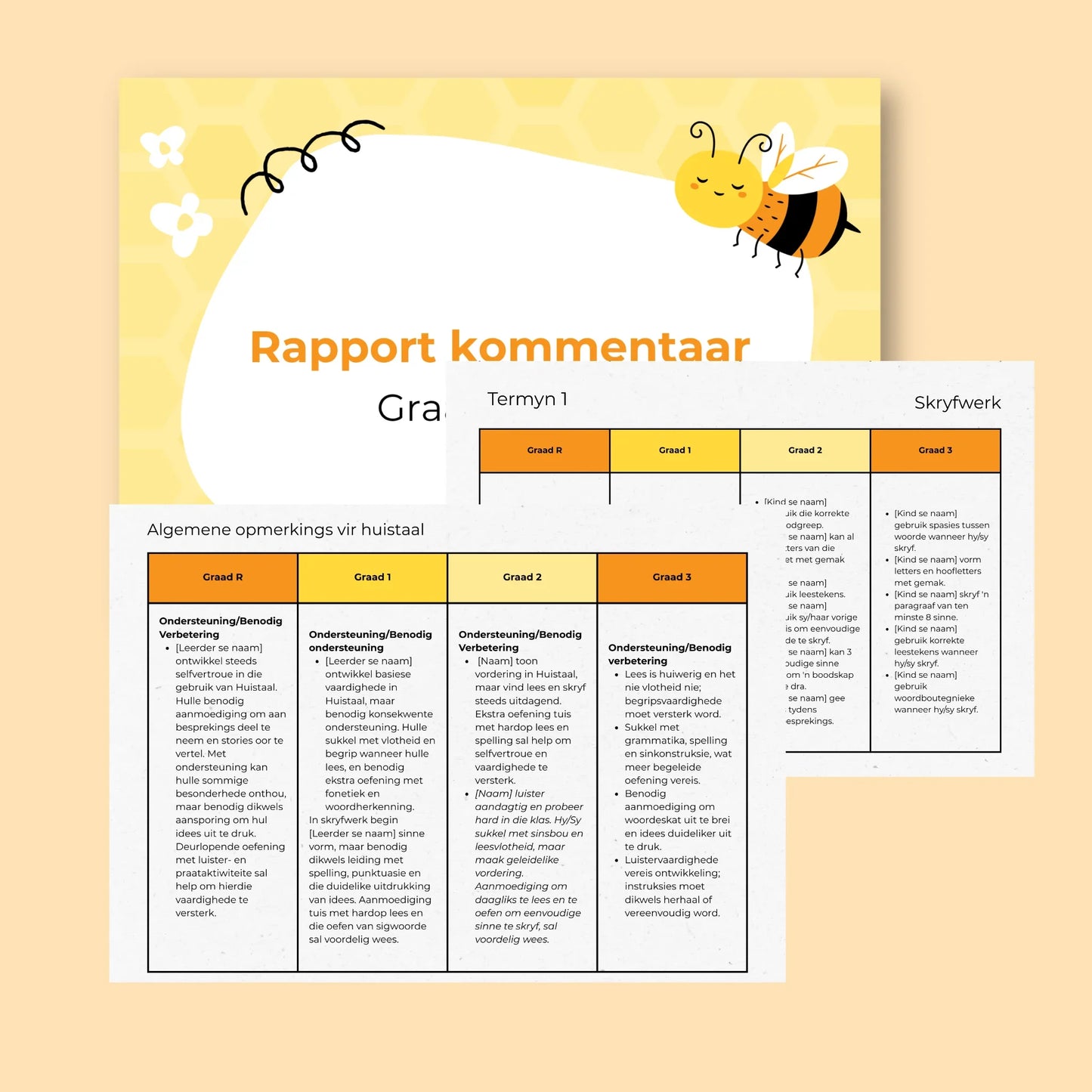 Rapport Kommentaar Graad R to 3